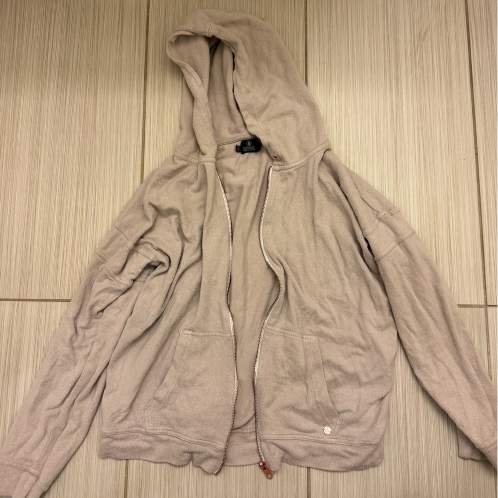 Volcom Light Taupe Pullover Hoodie